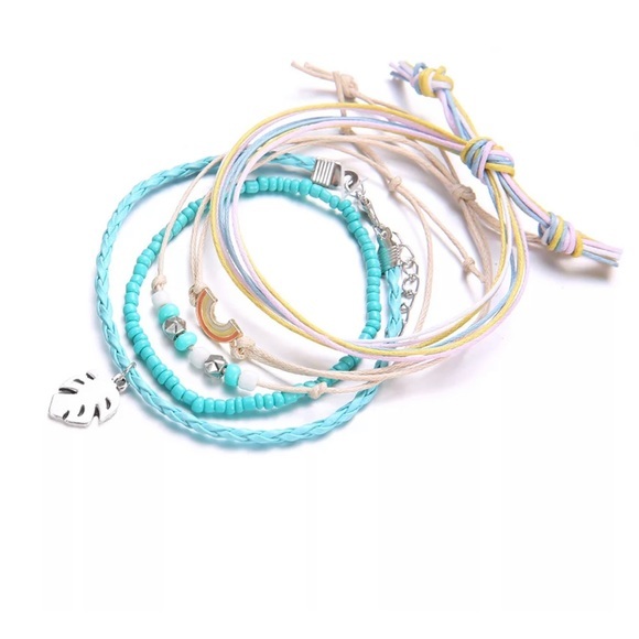 SET OF 5 Boho Bracelets - Picture 3 of 7